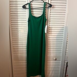 🎃TIMING Green Midi Dress
